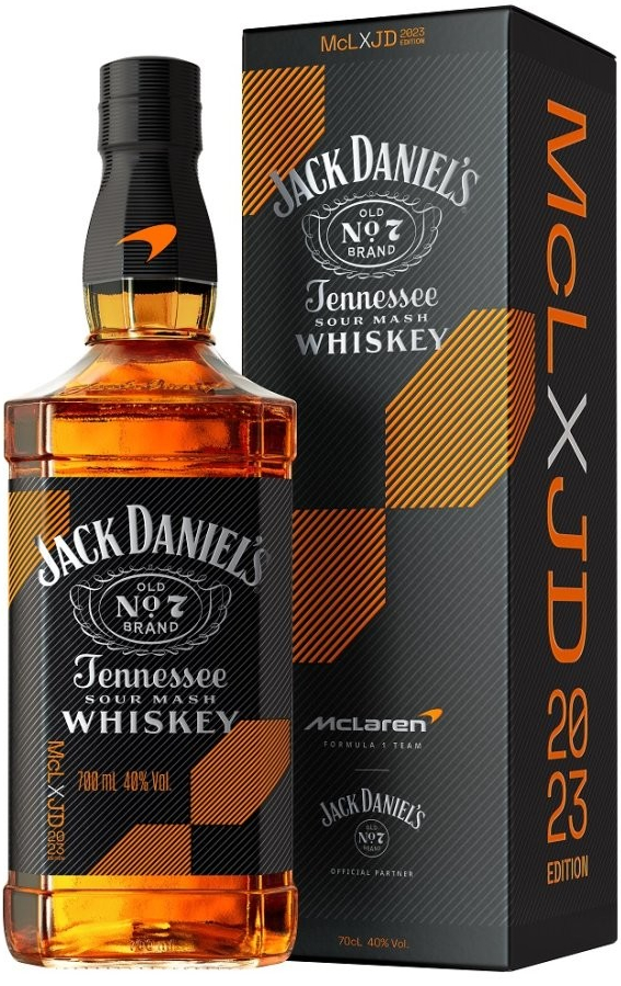 Jack Daniel\'s McLaren Formula 1 Team 2023 40% 0,7 l (holá láhev)