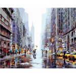 ZUTY Malování podle čísel RUŠNÁ ULICE V NEW YORKU II RICHARD MACNEIL 40 x 50 cm – Hledejceny.cz