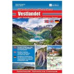 Zážitkový průvodce západní Norsko 1:250 000 Opplevelsesguide Vestlandet – Zboží Mobilmania