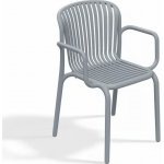 Brene FBRK658-423U Stohovatelná s područkami 53 x 52 x 82 5 cm plast světle šedá – Hledejceny.cz