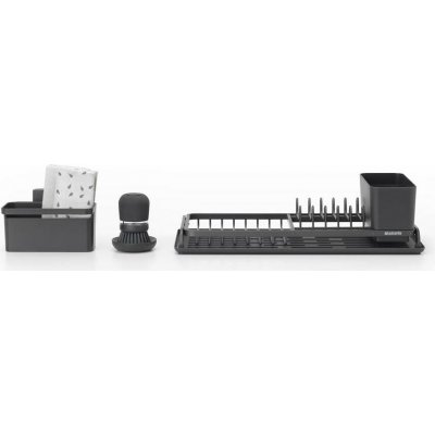 Odkapávač na nádobí Brabantia se 3 doplňky 4 díly – Zboží Dáma