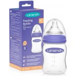 Lansinoh skleněná kojenecká láhev s NaturalWave TM savičkou savička S 160ml – Zboží Dáma