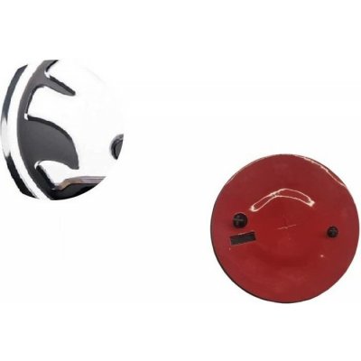 Znak ŠKODA 80mm černá/chrom 5JD853621 5JD853621A – Sleviste.cz