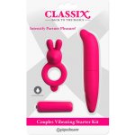 Classix - vodotěsná sada vibrátorů - 3 kusy růžová – Zboží Dáma
