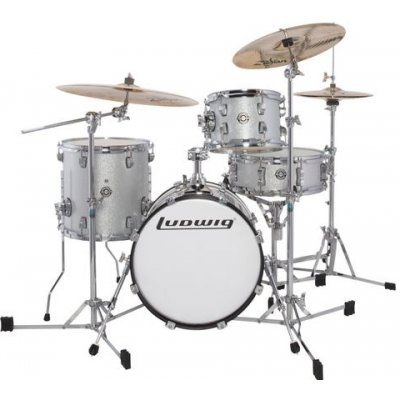 Ludwig LC179XX028 New Breakbeats by Questlove White Sparkle