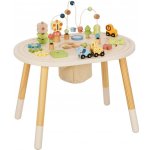 TookyToy Dřevěný stolek s aktivitami – Zbozi.Blesk.cz