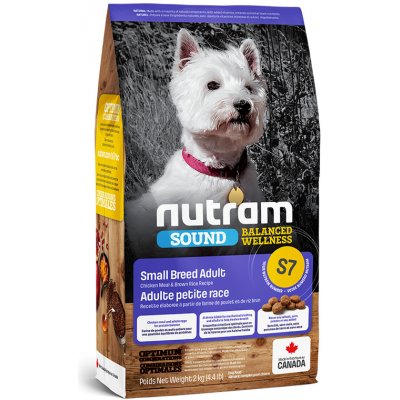 Nutram S7 Sound Adult Dog Small Breed 2 kg – Zboží Mobilmania