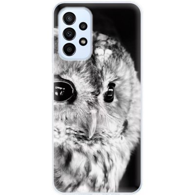 Pouzdro iSaprio - BW Owl - Samsung Galaxy A23 / A23 5G