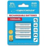 Esperanza AAA 1000 mAh 4ks EZA102W – Zboží Živě