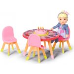 BABY born Minis Sada s narozeninovým stolem, židličkami a panenkou, 906170 – Zboží Mobilmania