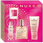 Nuxe Happy In Pink suchý olej Huile Prodigieuse Florale 100 ml + sprchový gel Prodigieux Floral 100 ml + EDP Prodigieux Floral 15 ml + svíčka Prodigieux Floral 70 g dárková sada – Hledejceny.cz