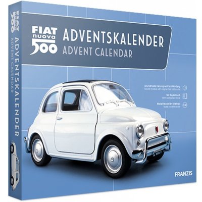 Franzis Franzis Verlag GmbH adventní kalendář Fiat 500 se zvukem 1:38 – Zbozi.Blesk.cz