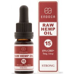 Endoca RAW CBD + CBDa olej 15%, 1500 mg 10 ml