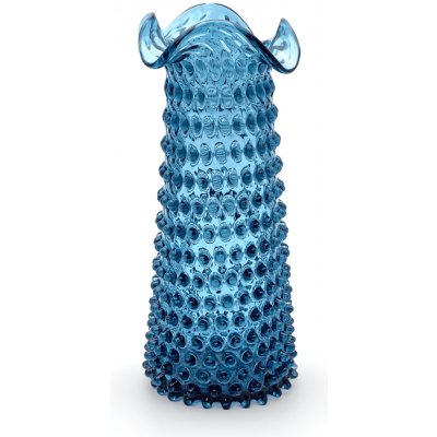 Váza 29cm - Hobnail - Ananas - modrý kouř – Hledejceny.cz