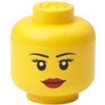 LEGO® Žlutý úložný box Girl 19 cm – Zboží Dáma