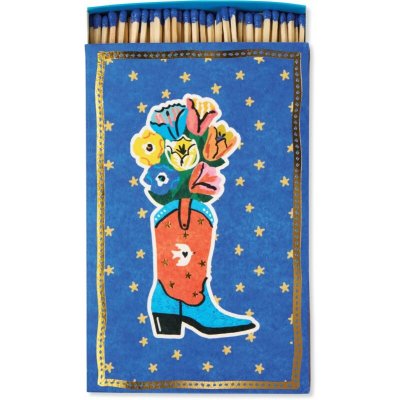 Paddywax Large Rectangle Matches Cowboy Boot zápalky 120 ks – Hledejceny.cz