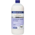 Vivapharm Kozí krémové mýdlo na ruce náhradní náplň 1 l – Zboží Dáma