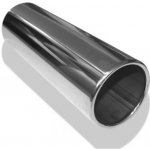 FOX Nerezová koncovka výfuku na zváranie / Typ 12 / okruhlá / zafalcovaná / rovná / v priemere 100 mm / Dĺžka 300 mm | Zboží Auto