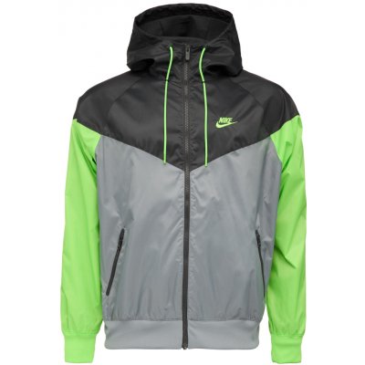 Nike Heritage Essentials Windrunner šedá reflexní neon – Zboží Mobilmania