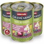 Animonda GranCarno Superfoods Adult hovězí červená řepa ostružiny pampeliška 400 g – Hledejceny.cz