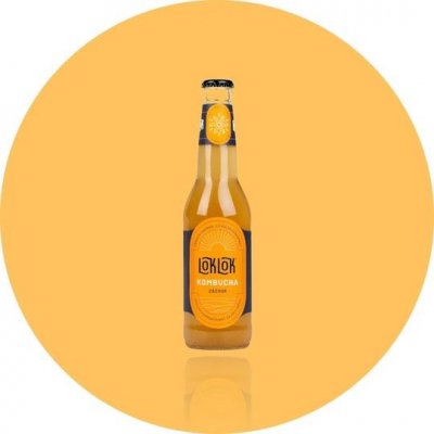 LokLok Kombucha Zázvor 330 ml