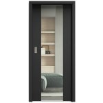 Sapeli Harmonie Komfort M40 posuvné černá grafit 80 x 210 cm Čiré sklo – Hledejceny.cz