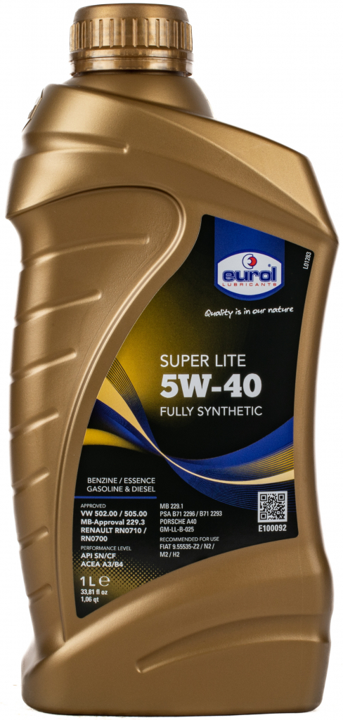 Eurol Super Lite 5W-40 A3/B4 1 l