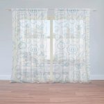 Záclony Kreslení: 2 ks - 150x250 cm - Sablio – Hledejceny.cz