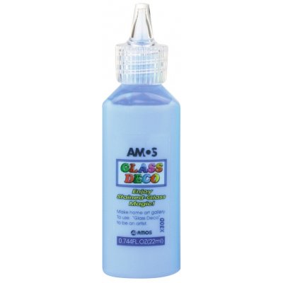 Amos Barva na sklo 22 ml modrá tmavá – Zboží Dáma