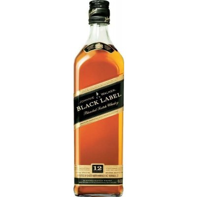 Johnnie Walker Black LABEL 12y 43% 1 l (Karton) – Hledejceny.cz