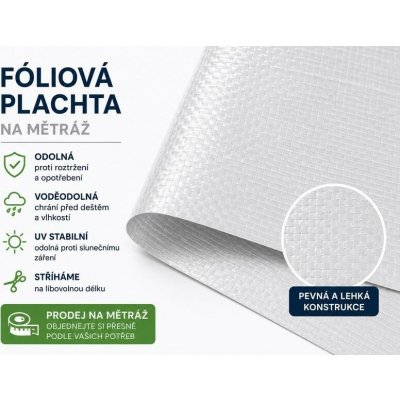 Flobal fóliovníková plachta LD-PE tkaná 1,5 m na míru – HobbyKompas.cz