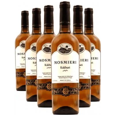 Mosmieri KAKHURI KVEVRI bílé suché víno 13% 6 x 0,75 l (holá láhev) – Hledejceny.cz