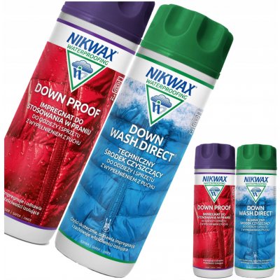 Nikwax impregnace Down wash direct Proof 2 x 300 ml – Hledejceny.cz