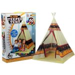 Lean Toys Stan Teepee Indian Tipi Playhouse + 60 míčů – Zboží Dáma