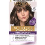 L´Oréal Excellence Cool Creme 6.11 Ultra popelavá tmavá blond – Zboží Dáma