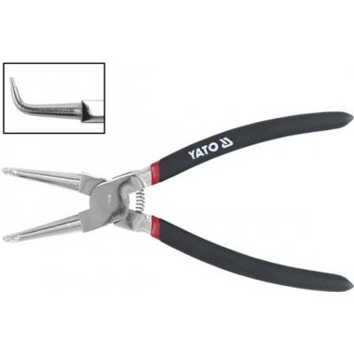 Kleště na ségrovky 150 mm vnitřní ohnuté CrV Yato YT-2143 – Zboží Dáma