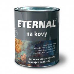 Eternal Na kovy antikorozní barva na kov 0,7L Višňová 423