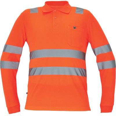 Cerva LUGO HV polokošile dl.rukáv oranžová oranžová S – Zboží Dáma