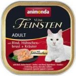 Animonda Vom Feinsten Adult hovězí kuřecí prsa bylinky 100 g – Hledejceny.cz