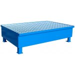 Kovová záchytná jímka pod 2 sudy, lakovaná, 120 x 80 x 33 cm, ECONOMY | Zboží Auto