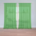 Záclony Irská zelená: 2 ks - 150x250 cm - Sablio – Hledejceny.cz