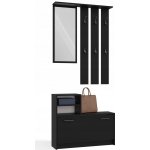 TP Living Předsíňová stěna GAR černá – Zboží Dáma