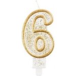 Godan Dortová svíčka číslo 0 zlatá – Hledejceny.cz