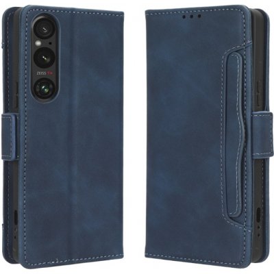 VSECHNONAMOBIL 61705 SLOT Peněženkový obal pro Sony Xperia 1 V modrý – Zboží Živě