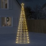 Shumee vánoční stromek kužel s hroty 570 teplých bílých LED 300 cm – Hledejceny.cz