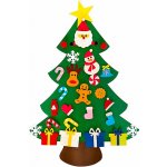 Ruhhy Plstěný vánoční stromeček s ozdobami 24856 – Zboží Dáma