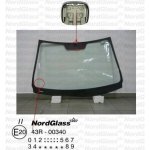 NordGlass Čelní sklo - zelené [07-] ASNG 4431AGNV