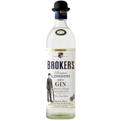 Gin Brokers 40 % 0,7 l (holá láhev)