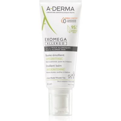 A-Derma Exomega Allergo Allergo hydratační krém pro posílení ochranné bariéry citlivé a atopické pokožky 200 ml