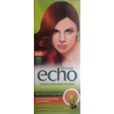 Echo barva na vlasy set 6,64